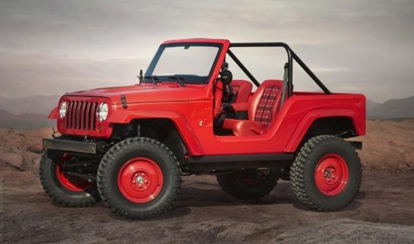 Jeep(R) "Shortcut" Concept is one of seven vehicles built for 50th Annual Easter Jeep Safari in Moab, Utah (PRNewsFoto/FCA US LLC)