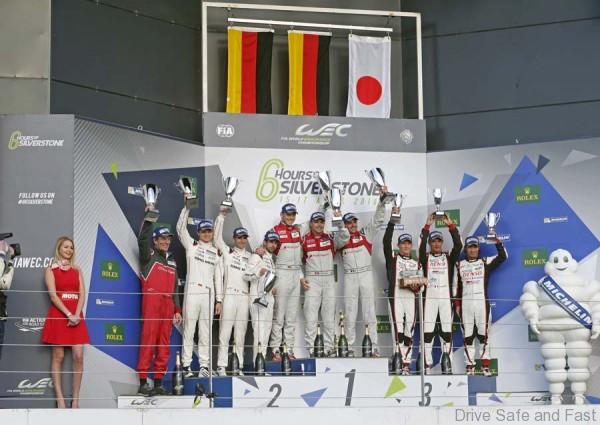 Ralf Jüttner (Team Director Audi Sport Team Joest), Marc Lieb, Romains Dumas, Neel Jani, André Lotterer, Marcel Fässler, Benoît Tréluyer, Mike Conway, Stephane Sarazin, Kamui Kobayashi