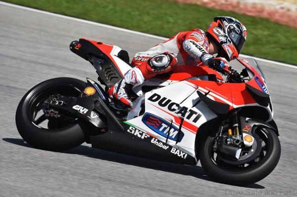 ANDREA DOVIZIOSO ITA DUCATI RACING TEAM DUCATI MotoGP  Test Sepang 2016 (Circuit Sepang) 1-3/02.2016 photo: MICHELIN