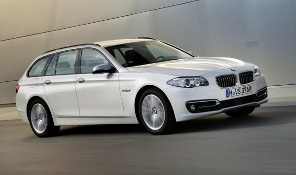 BMW 520d Touring, 190 PS , mineralwei§ metallic, Luxury, Leder Dakota Mokka