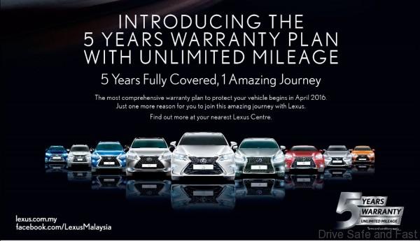 Lexus 5 YEARS37cmX26.1cm7