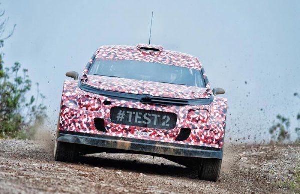 Citroen 2017 WRC car test 2