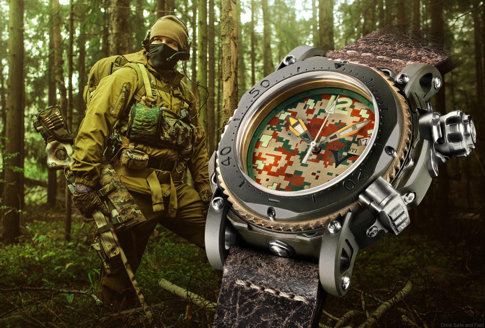 Visconti Reveals A Scuba Camouflage Watch
