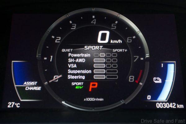 HONDA NSX HUD DETAIL