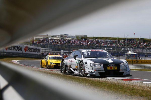 #51 Nico Müller; Audi RS5 DTM; #16 Timo Glock; BMW M4 DTM