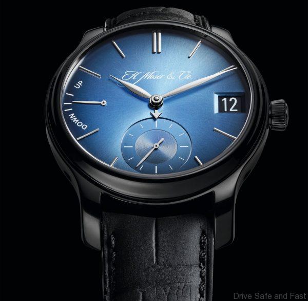 H_ Moser & Cie_ Endeavour Perpetual Calendar Funky Blue in Titanium 1