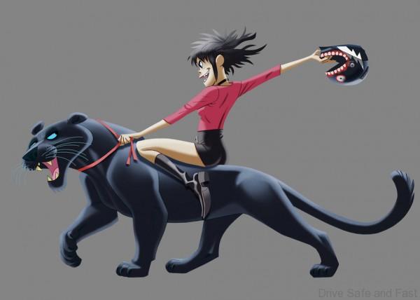 Noodle, from Gorillaz, is Jaguar Land Rover's New Global Ambassador Noodle, from Gorillaz, is Jaguar Land Rover's New Global Ambassador