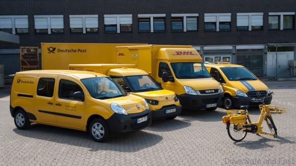 DHL EV Delivery vans