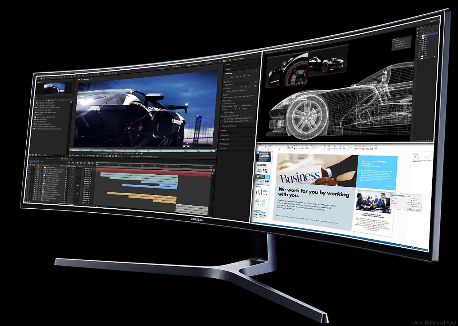 Samsung Just Introduced A 49” Ultra Wide Gaming Monitor Drive Safe