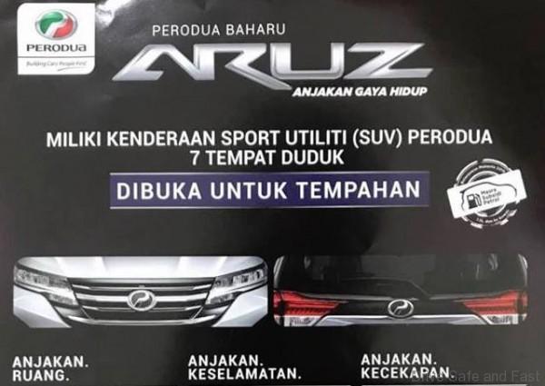 Perodua ARUZ……all new crossover brochure leaked online