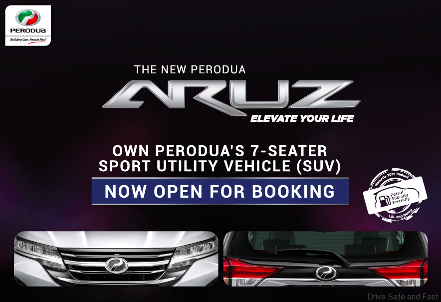 Perodua ARUZ Arrives Today  Drive Safe and Fast