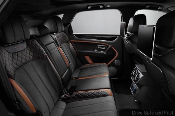 Bentley Bentayga Speed Interior Rear Seats