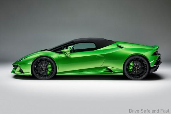 Huracán Evo Spyder LP 640-4 side profile