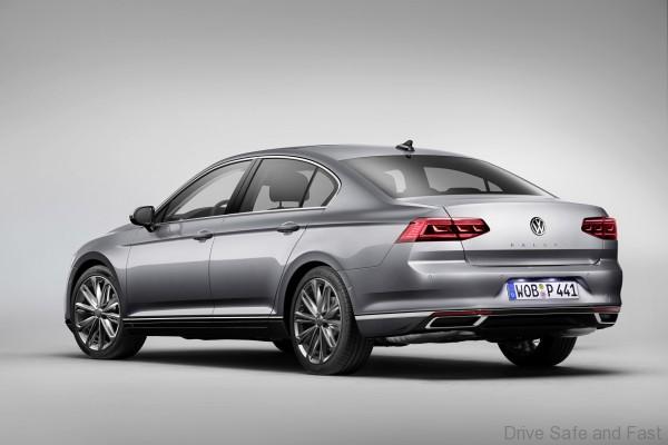 rear end of the Volkswagen Passat B8 facelift from 2019