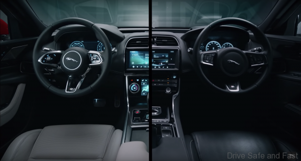 Jaguar XE facelift interior comparison