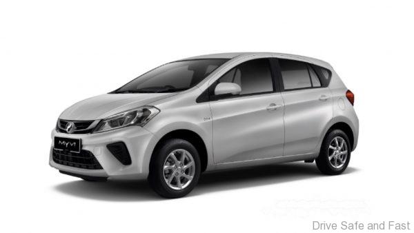Glittering Silver Perodua Myvi