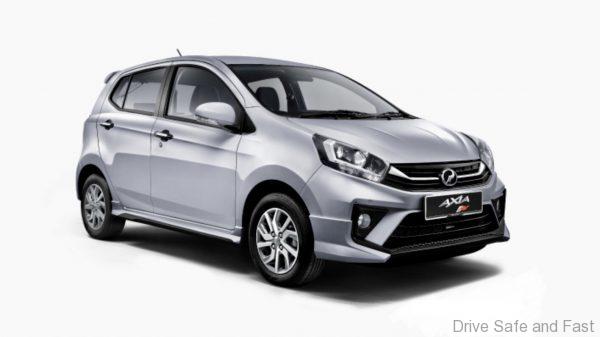 Glittering Silver Perodua Axia