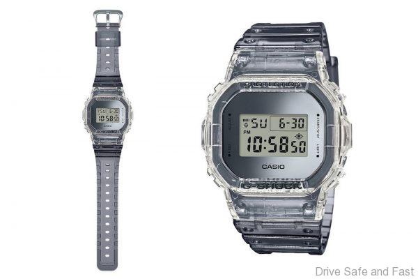 CASIO G-SHOCK TRANSLUCENT WATCHES WITH NEW CLEAR SKELETON SERIES