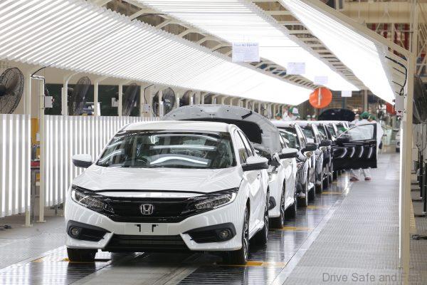 Honda factory civic paint inspection
