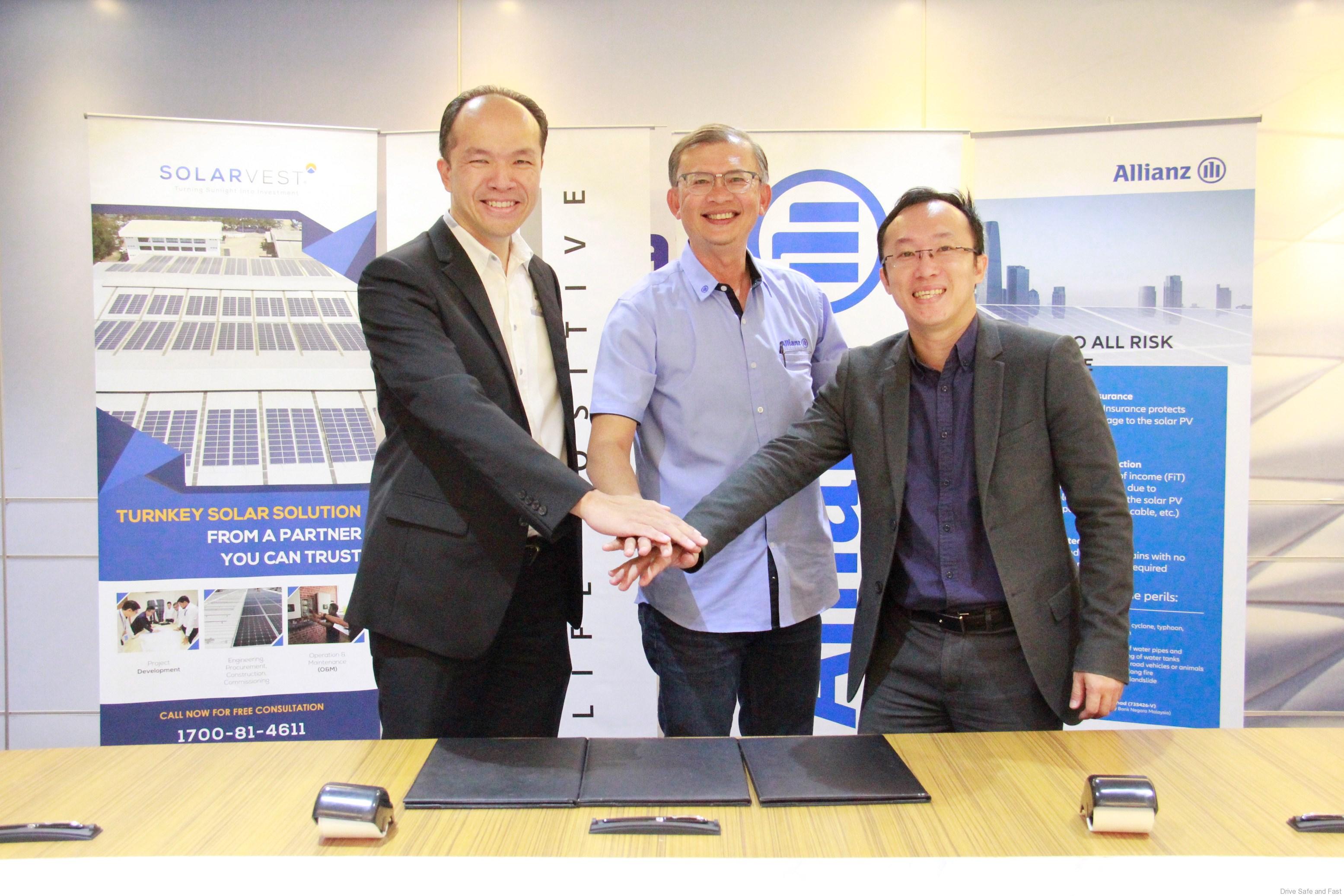 Allianz Malaysia And Anora Sign Mou With Solarvest Holdings
