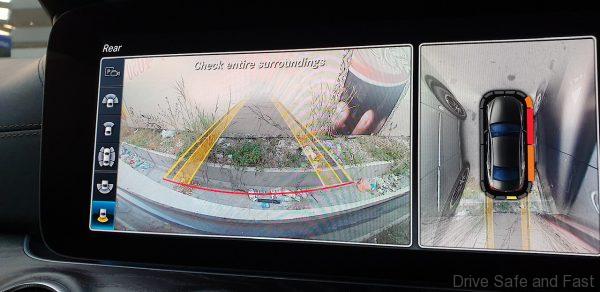 mercedes-benz cls parking monitor