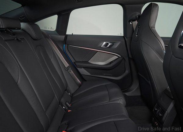 BMW M235i xDrive Gran Coupe rear seats