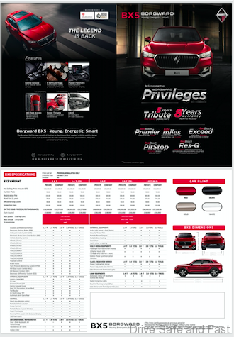 Borgward BX5 brochure