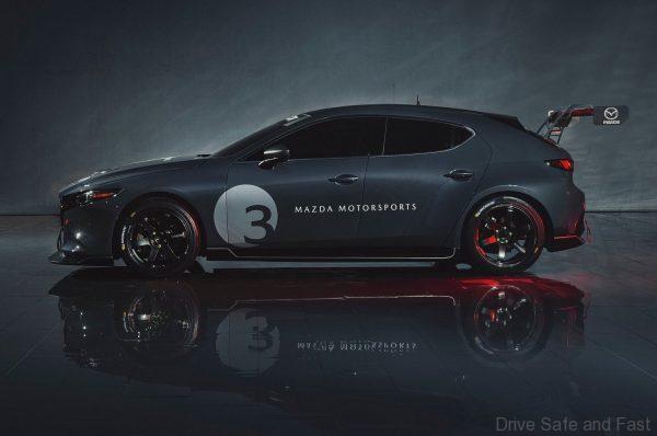 Mazda3 TCR race car side