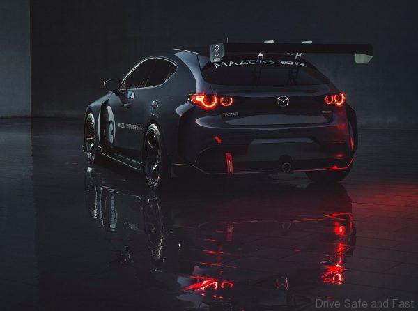 Mazda3 TCR race car rear
