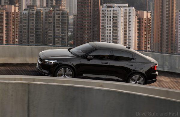 Polestar 2 EV black side