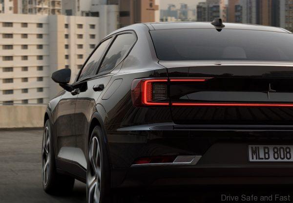 Polestar 2 EV black rear