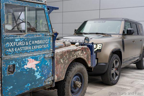 classic Defender meets the 2020 Defender