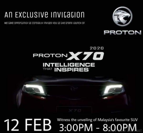 Proton X70 CKD 2020