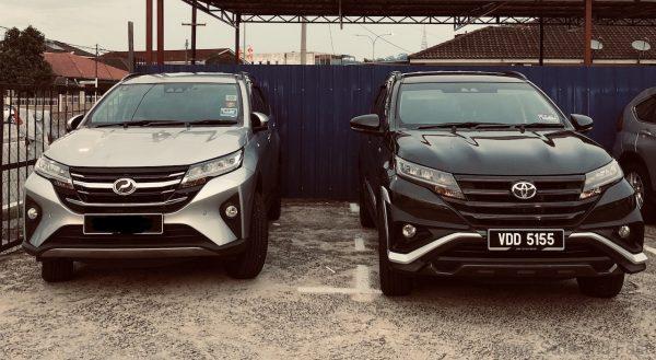 Toyota Rush 2019 vs Perodua Aruz 2019