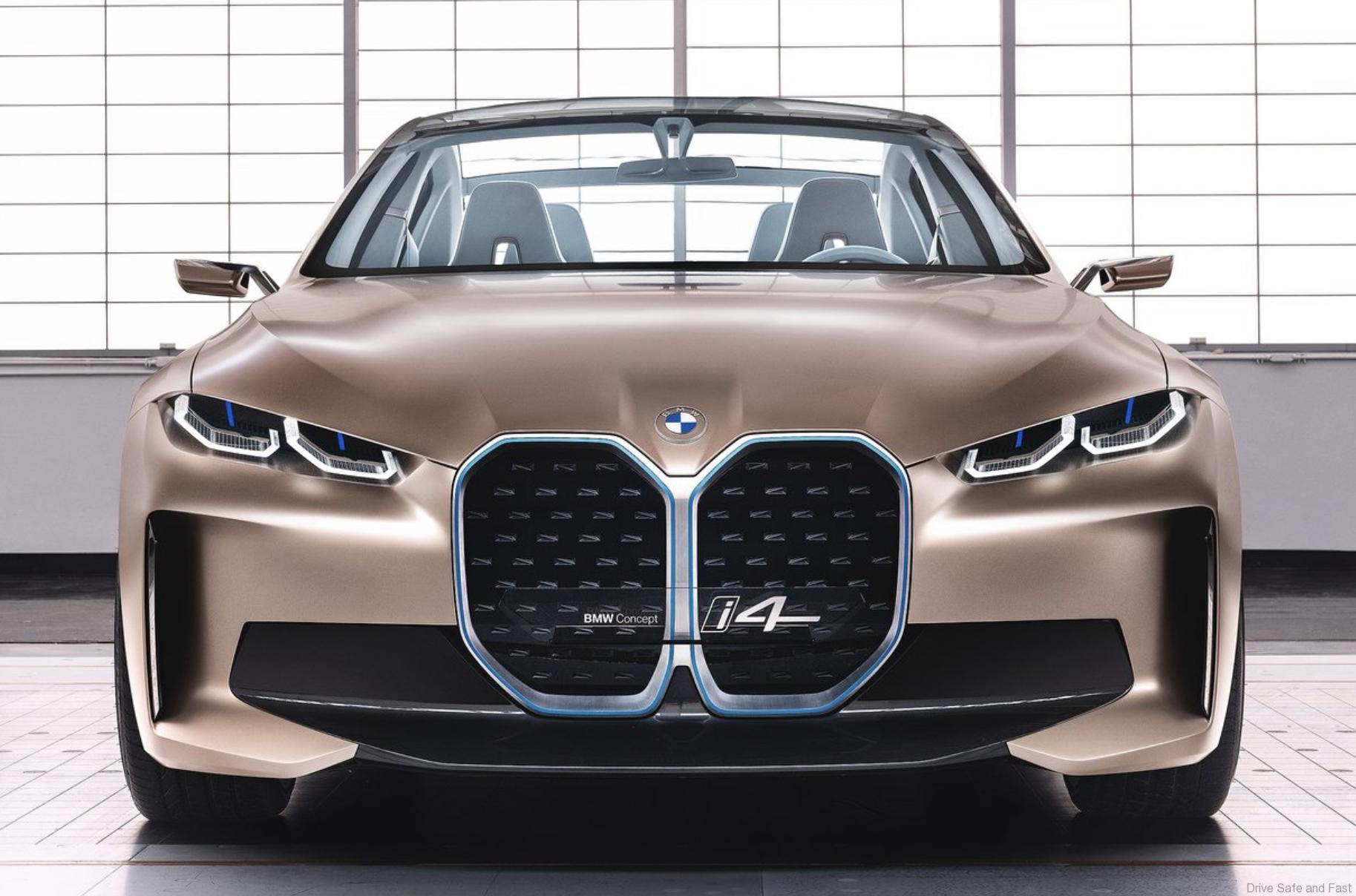 BMW Concept i4 Previews an Electric 4-Series Gran Coupé