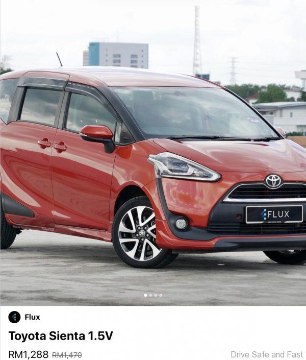 Toyota Sienta Flux Discount March 2020