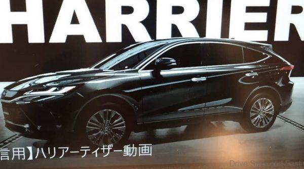 2021 Toyota Harrier pictures leaked