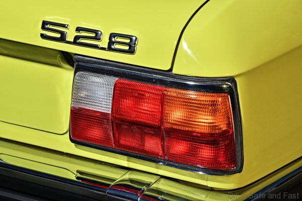 BMW E12 528 taillights