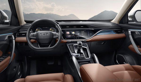 Geely Azkarra cabin left hand drive