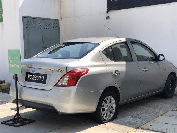 GoCar stranded in Shell Station