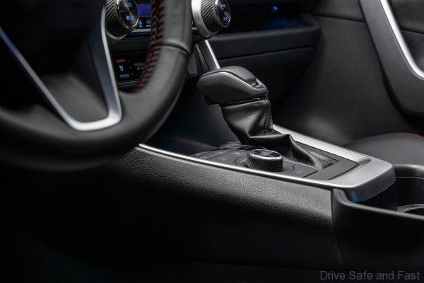 2020 Toyota RAV4 Hybrid gear shifter