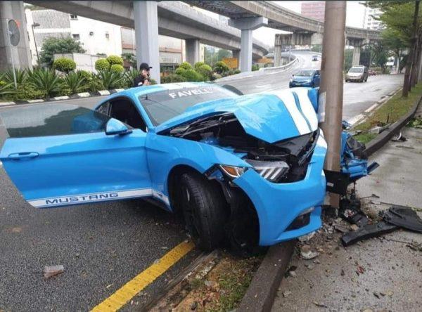 Yet Another Ford Mustang Has Been Wrecked In Malaysia