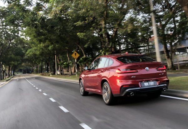BMW X4 xDrive30i M Sport on the road