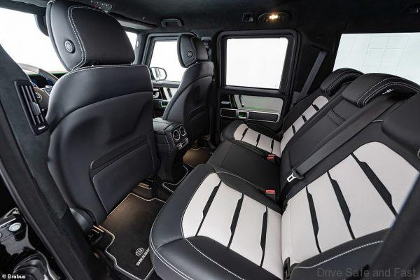 Brabus Invicto armoured Mercedes-Benz G-Wagen Interior