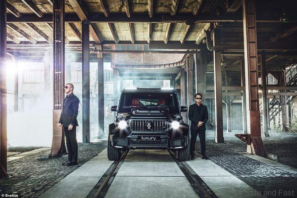 Brabus Invicto armoured Mercedes-Benz G-Wagen front view