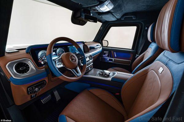 Brabus Invicto armoured Mercedes-Benz G-Wagen cabin luxury