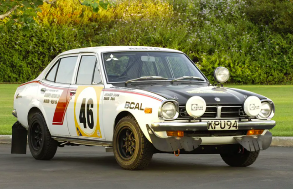 Mitsubishi Lancer Rally car 1973