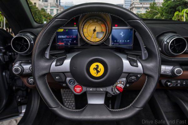 Ferrari 812 GTS steering wheel