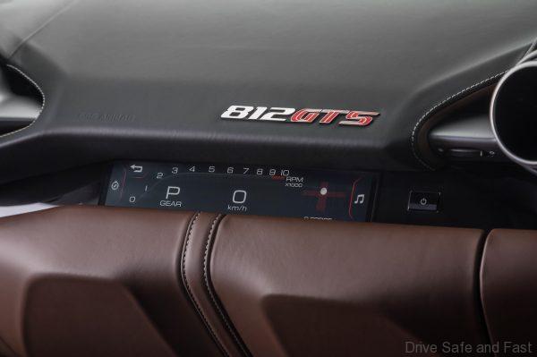 Ferrari 812 GTS instrument cluster
