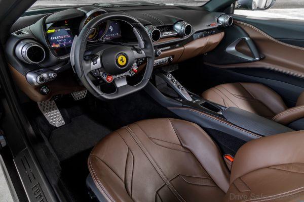Ferrari 812 GTS drivers cockpit